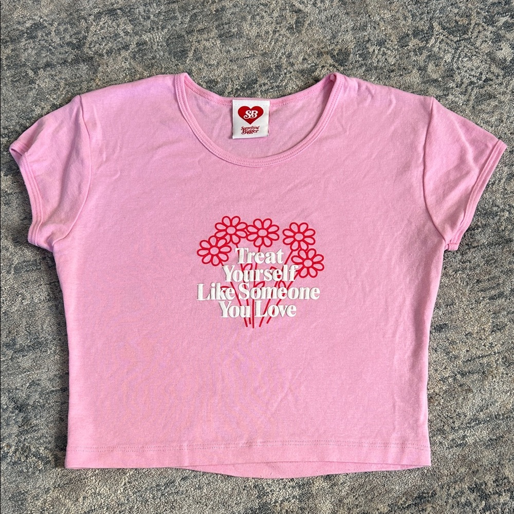Something Bigger Graphic Crop Top